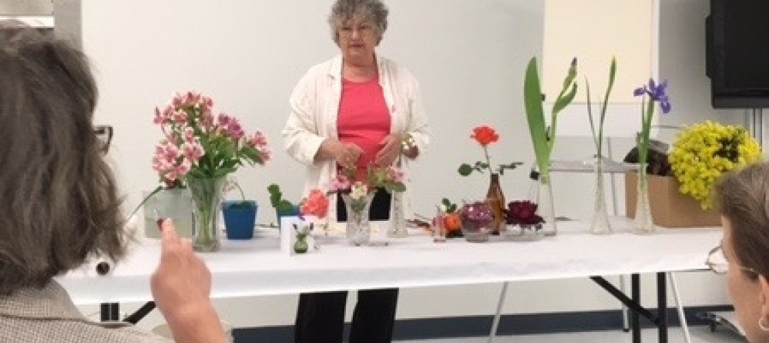 Joanne King at the March 11th, 2016 flower show demo